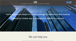 Desktop Screenshot of lex.com.au