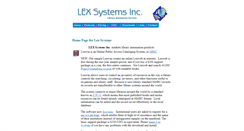Desktop Screenshot of lex.sk.ca