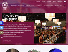 Tablet Screenshot of lex.fi