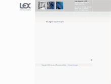 Tablet Screenshot of lex.org.rs